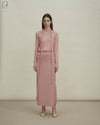 SWAYING 24 Autumn and Winter Thin Cashmere Base Long Sleeve Top SW-SW24AW1T25-FEN Pink